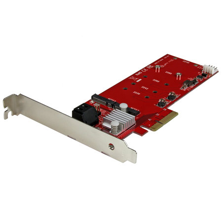 STARTECH.COM 2Slot PCI Express M.2 RAID Card with 2x SATA3 Ports - PCIe PEXM2SAT3422